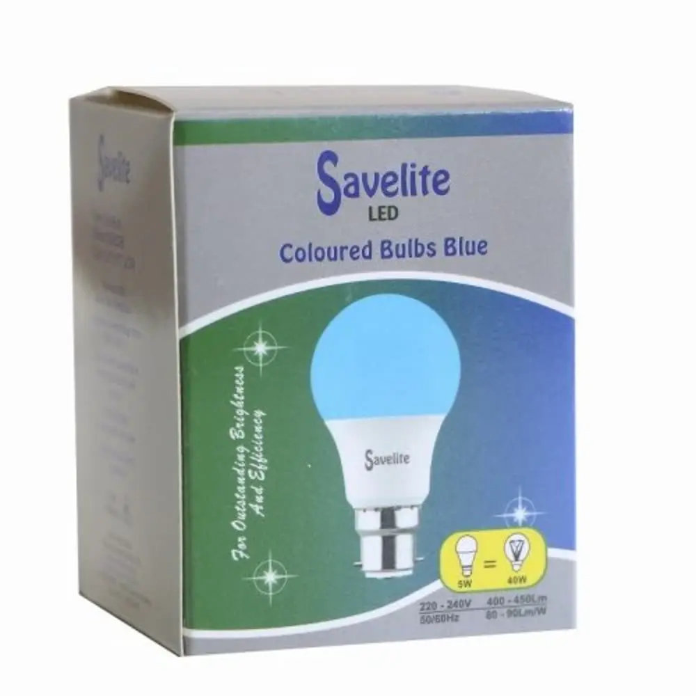 Savelite Led Blue 5W B22